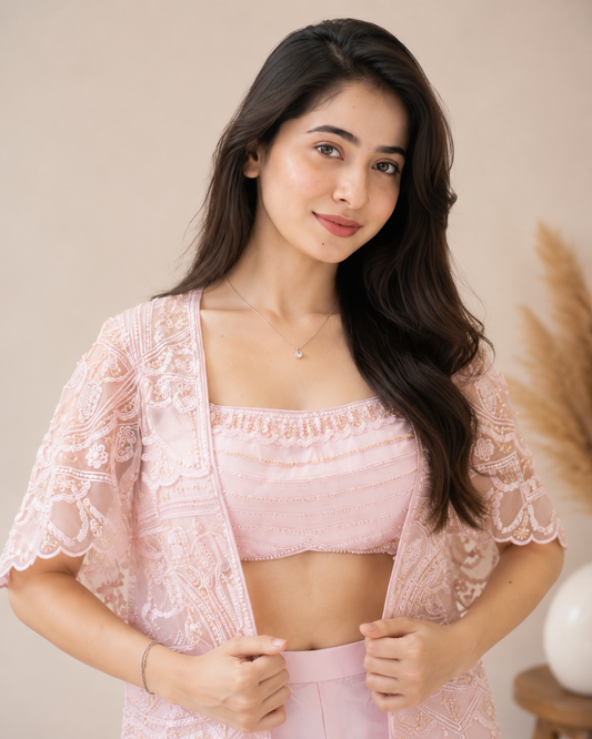 Handworked Indo-Western Co-Ord Set