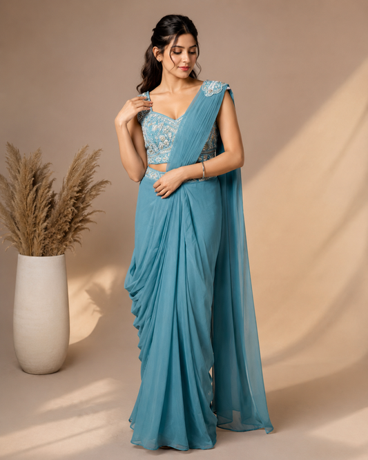 Handworked Ready-to-Wear Saree XL
