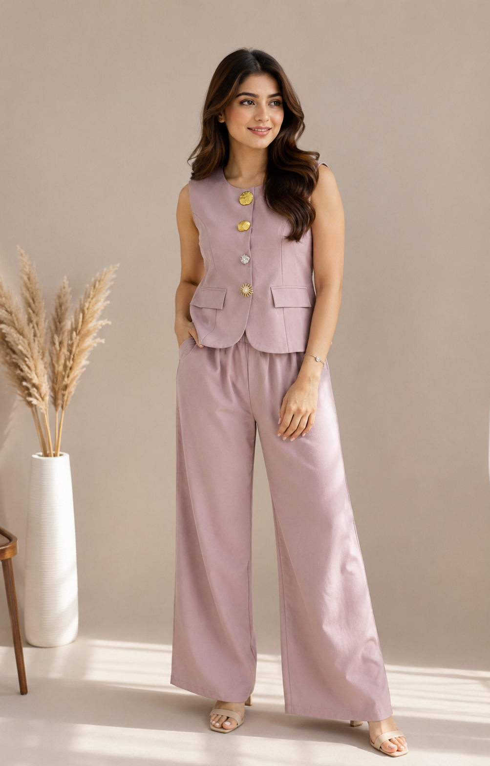 Rosé Elegance Coord Set