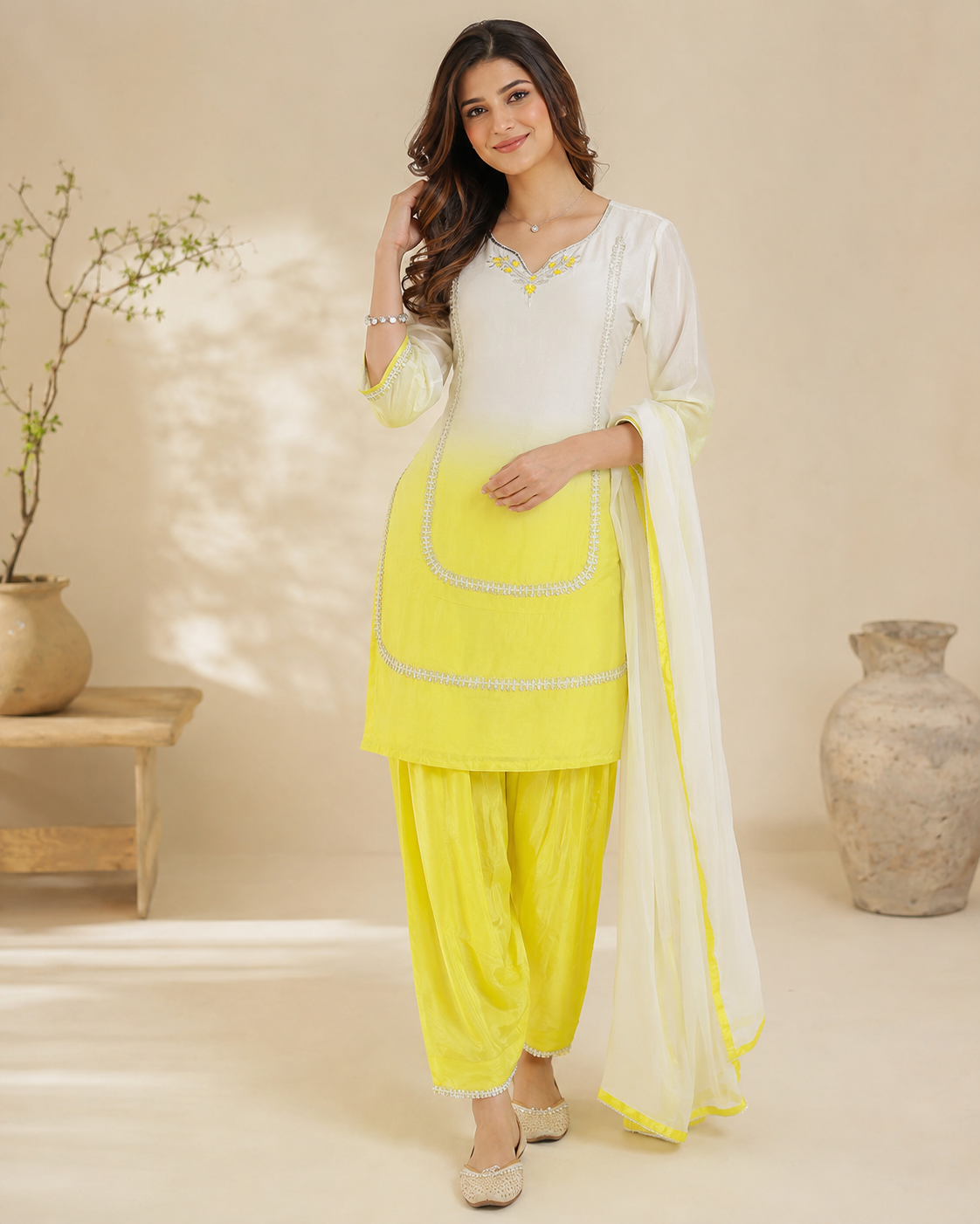 Sunshine Ombre Farsi Pant Set