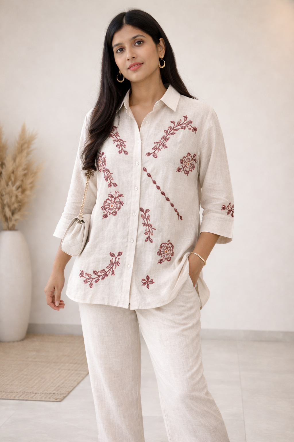 PURE LINEN CORD SET XXL