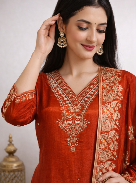 Rust Silk Signature Set