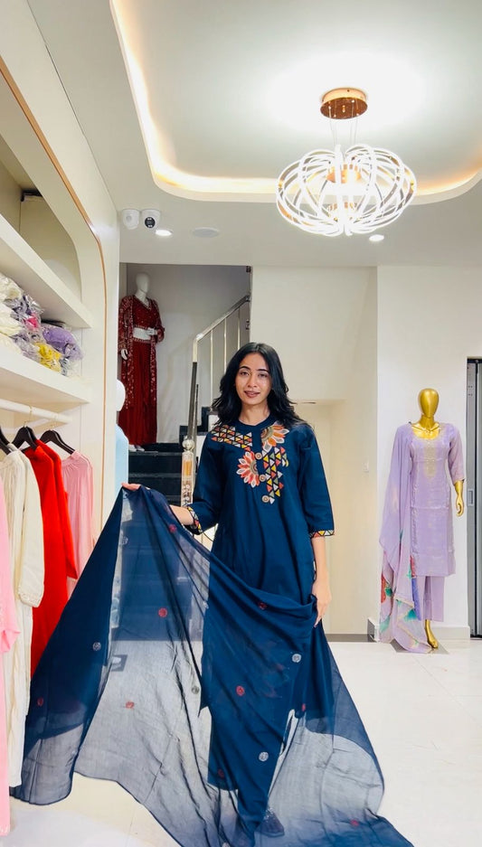 Must Have Embroided Kurti Set