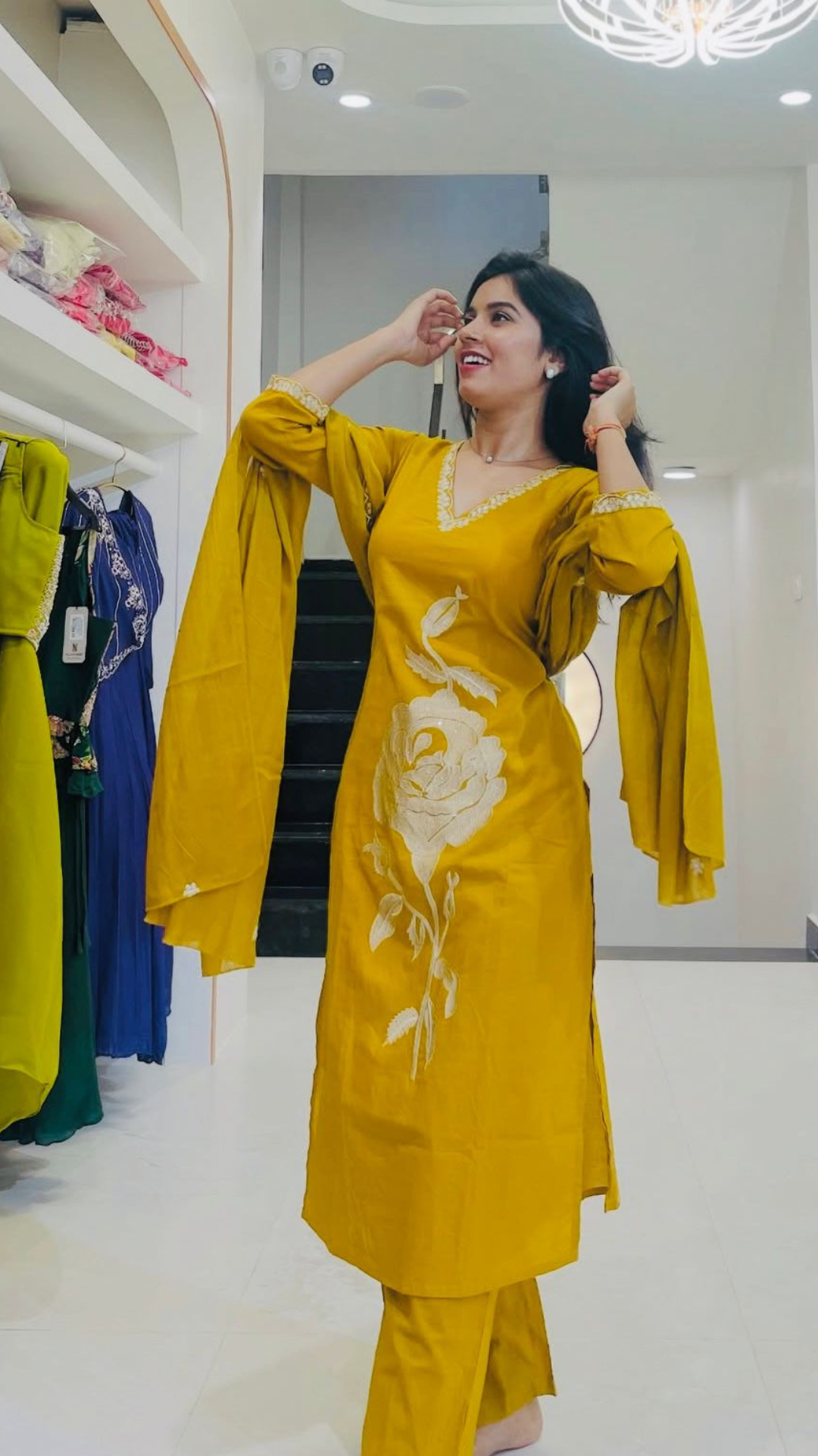 Signature Yellow Kurti set