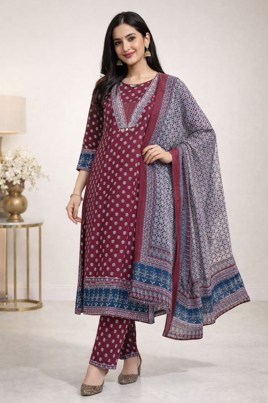 JAIPUR PREMIUM KURTI SET