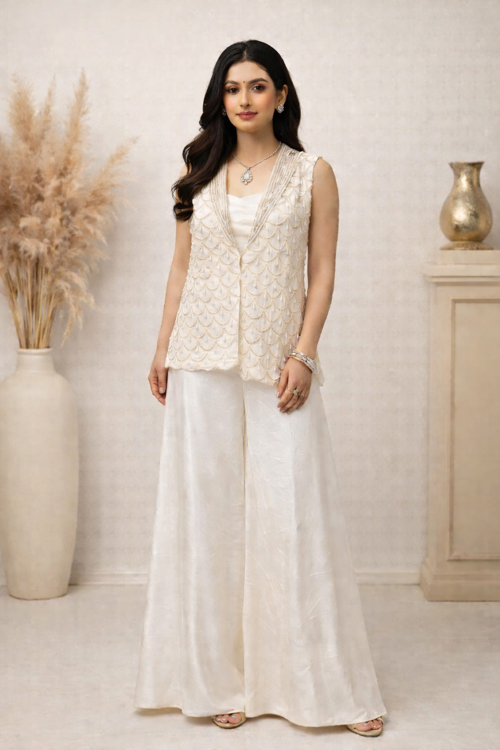 Indowestern Blazer fully Handworked