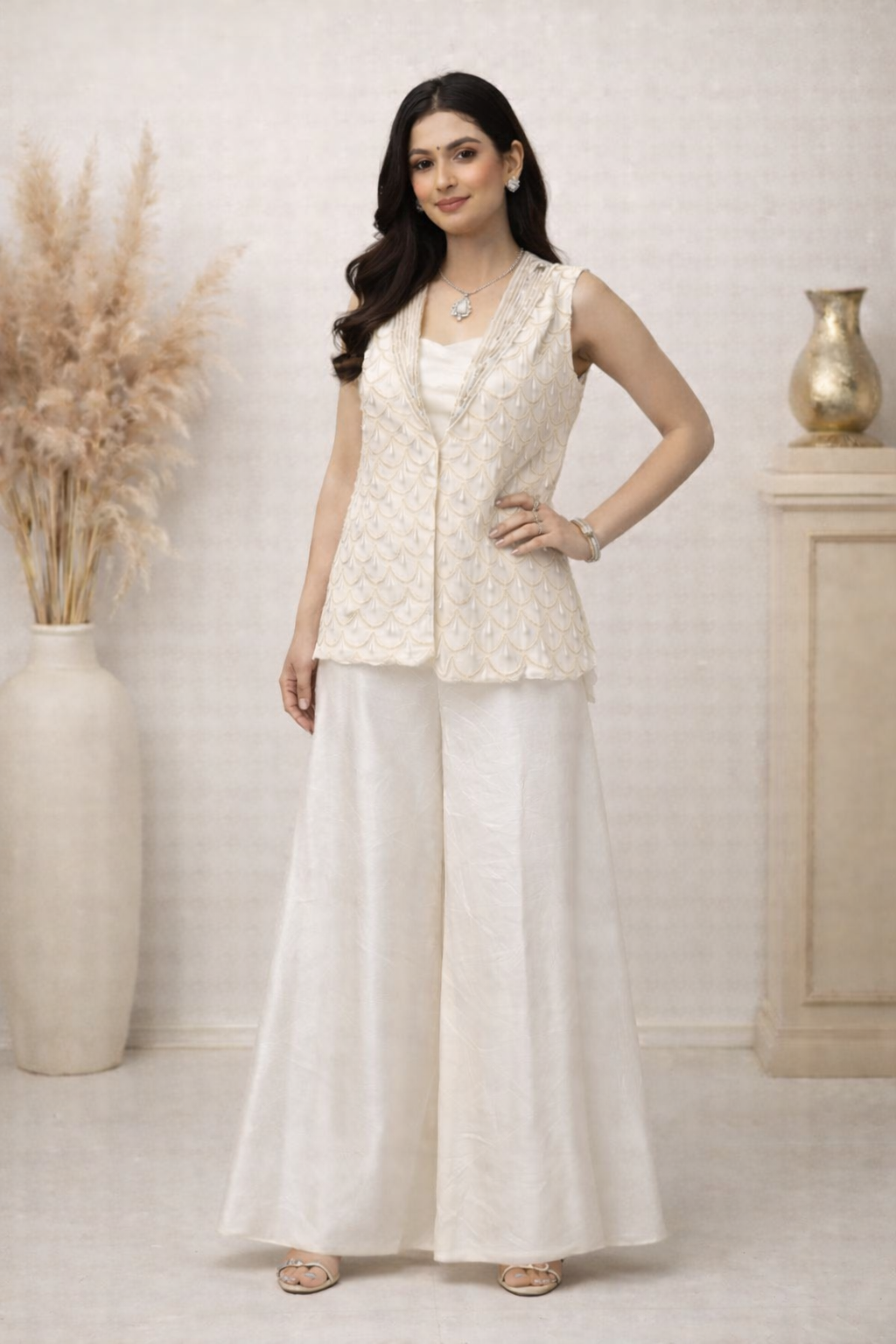 Indowestern Blazer fully Handworked
