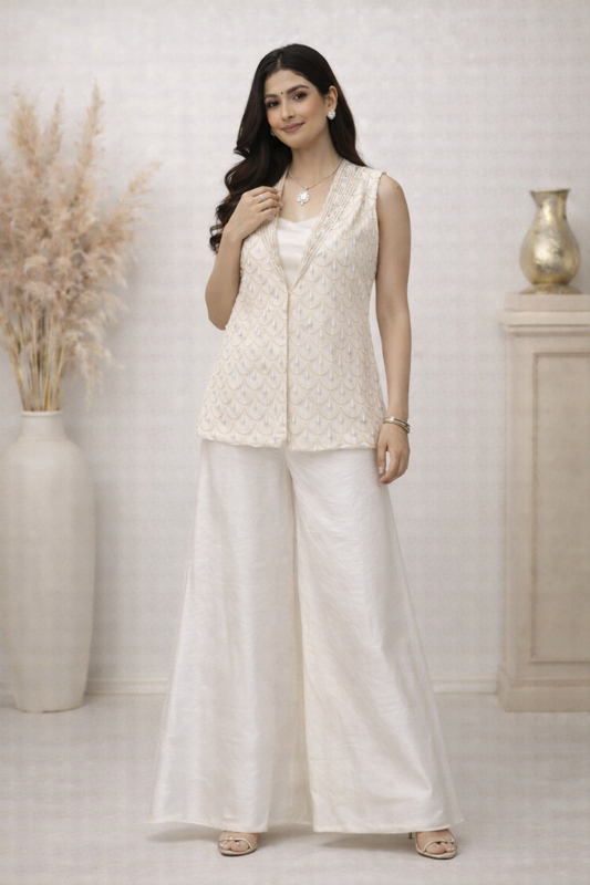 Indowestern Blazer fully Handworked