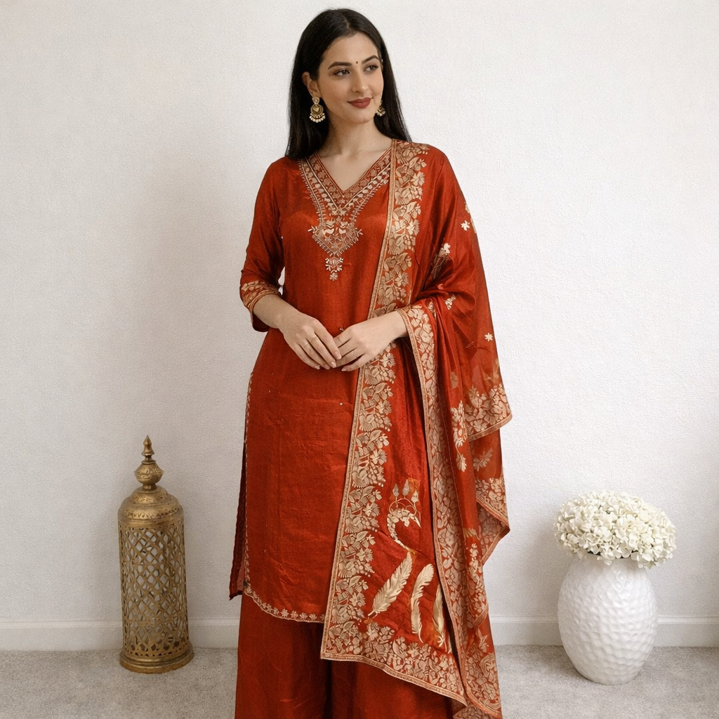 Rust Silk Signature Set