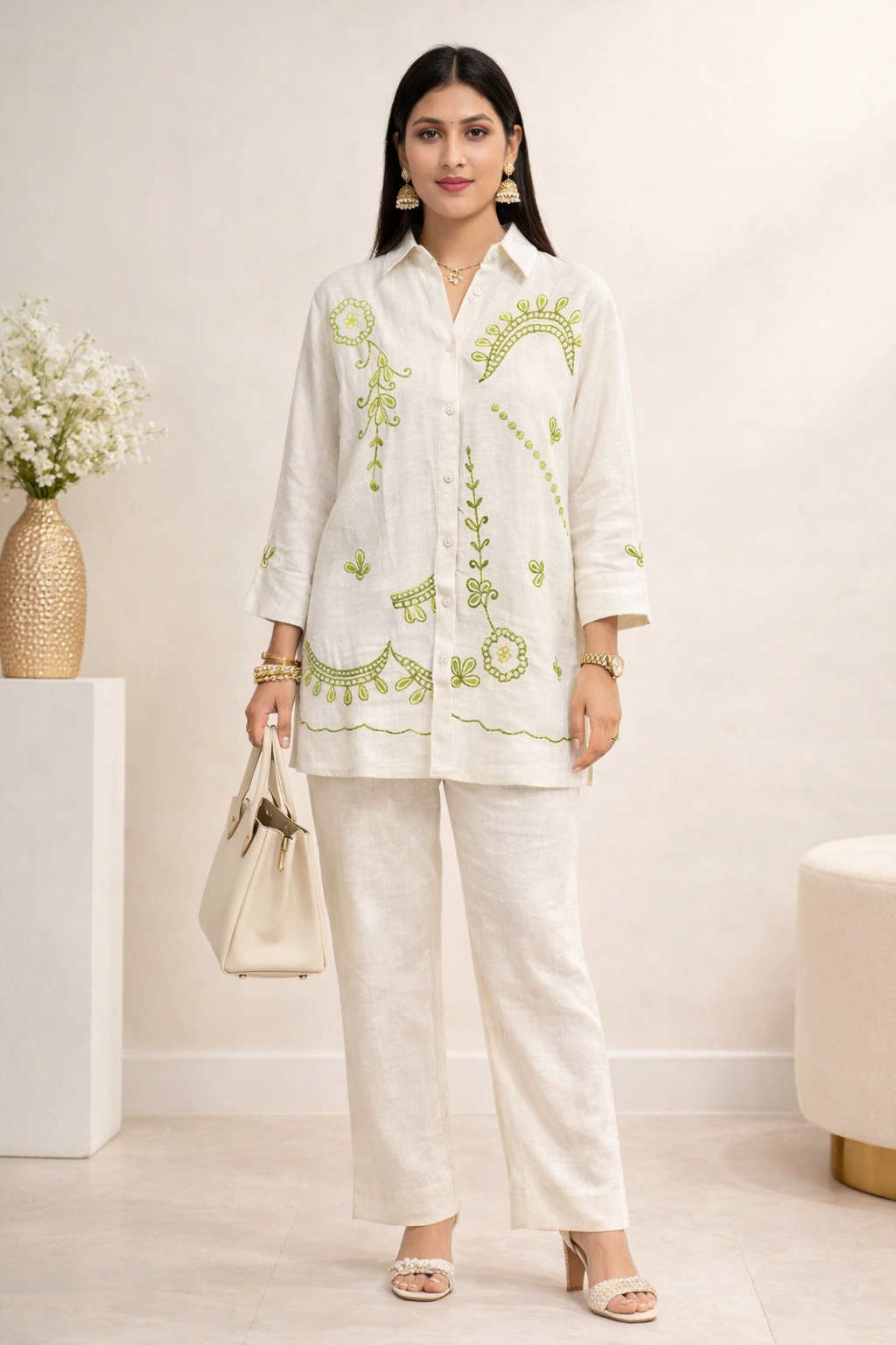 PURE LINEN CORD SET XXL