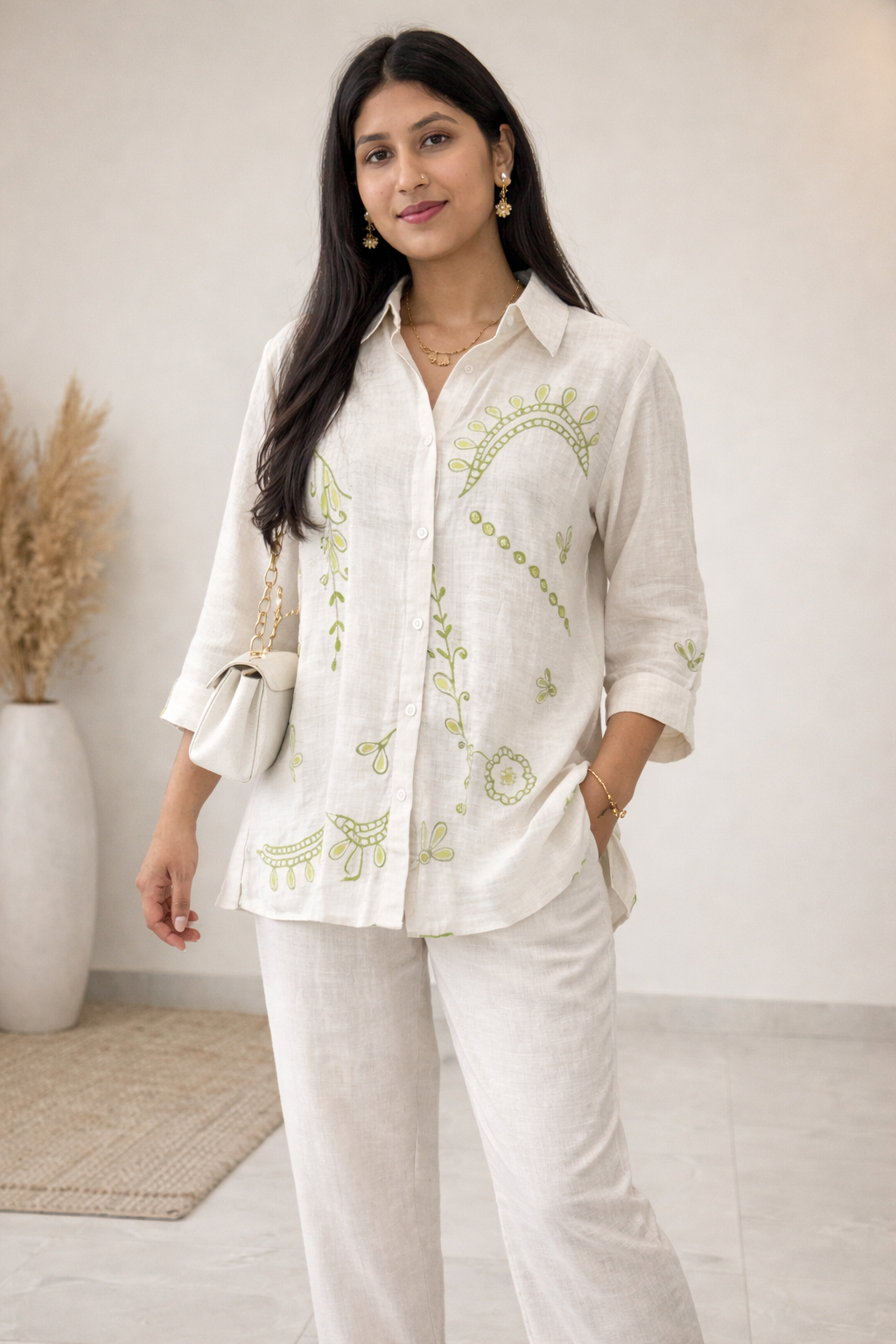 PURE LINEN CORD SET XXL