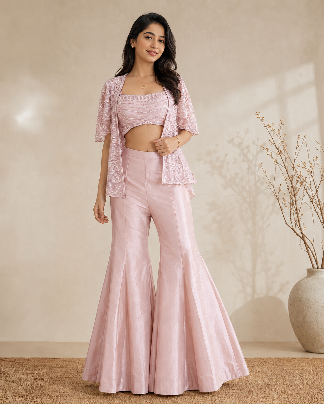 Handworked Indo-Western Co-Ord Set