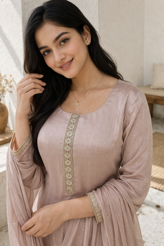 PREMIUM SUMMER TISSUE SHARARA SET