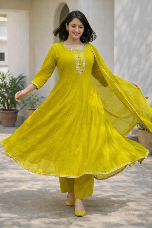 Must-Have Anarkali with Handwork