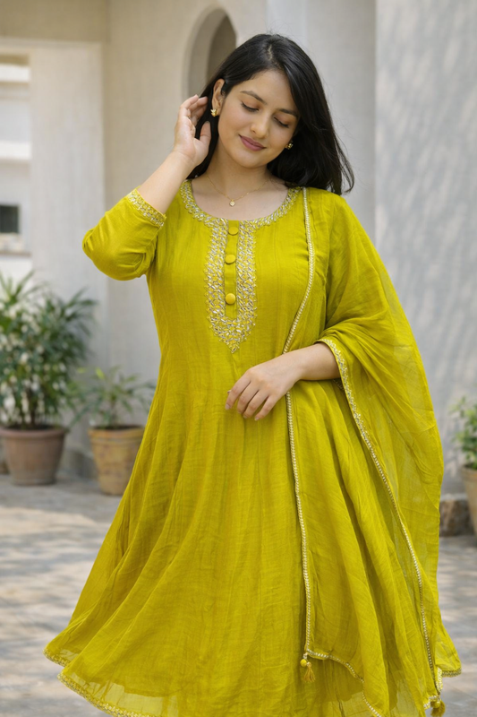 Must-Have Anarkali with Handwork