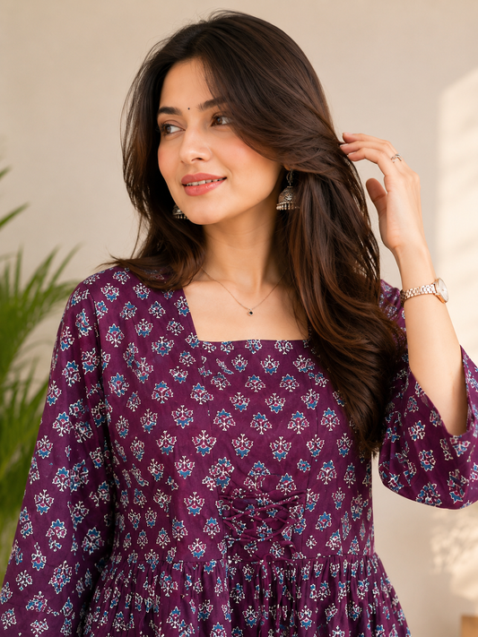 Perfect short kurti for summers