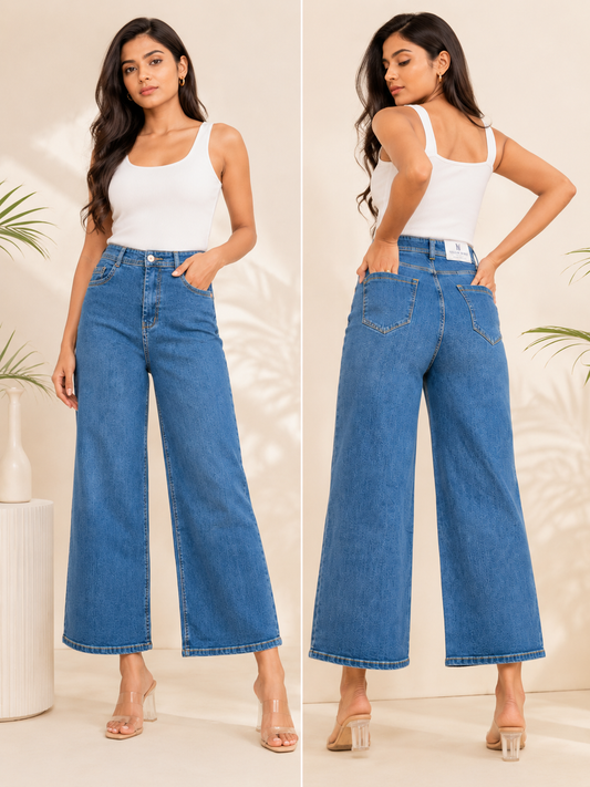 Premium Wide Leg Jeans