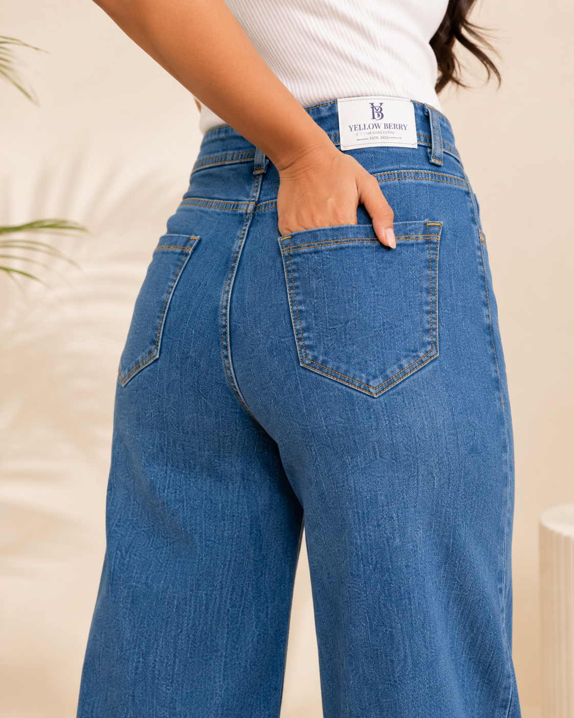 Premium Wide Leg Jeans