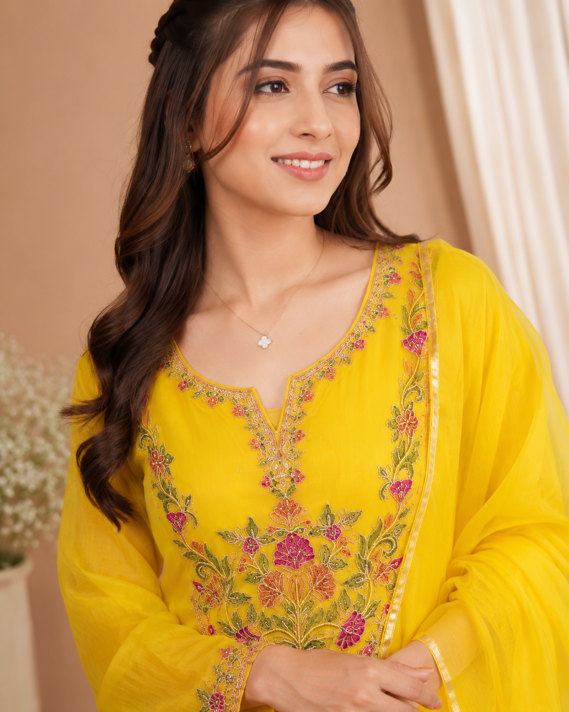 Sunehri Grace Kurti Set