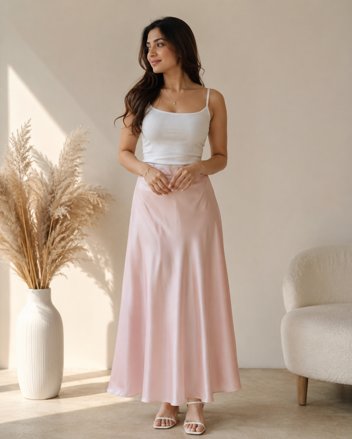 Luxe Korean Satin Skirts
