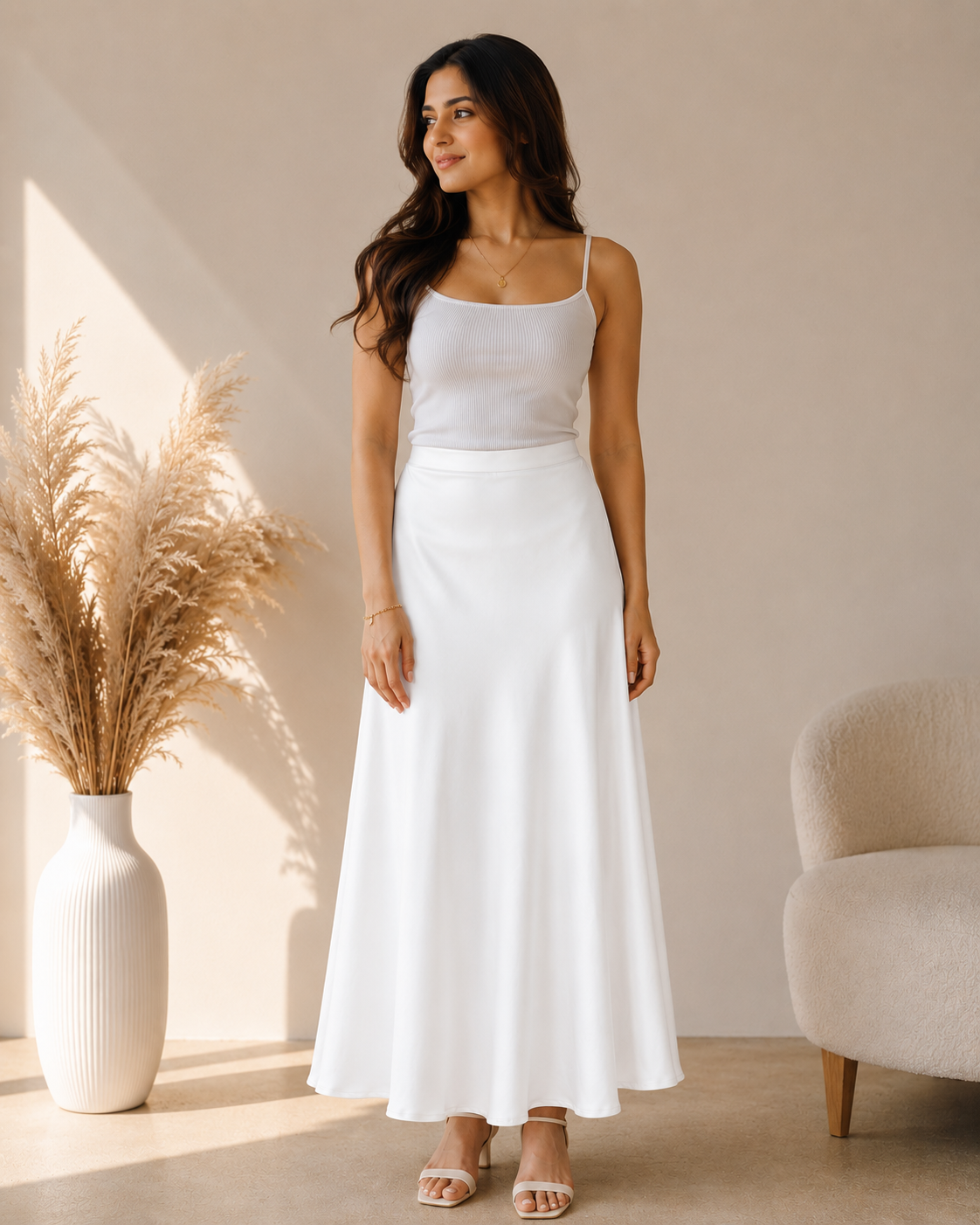 Luxe Korean Satin Skirts