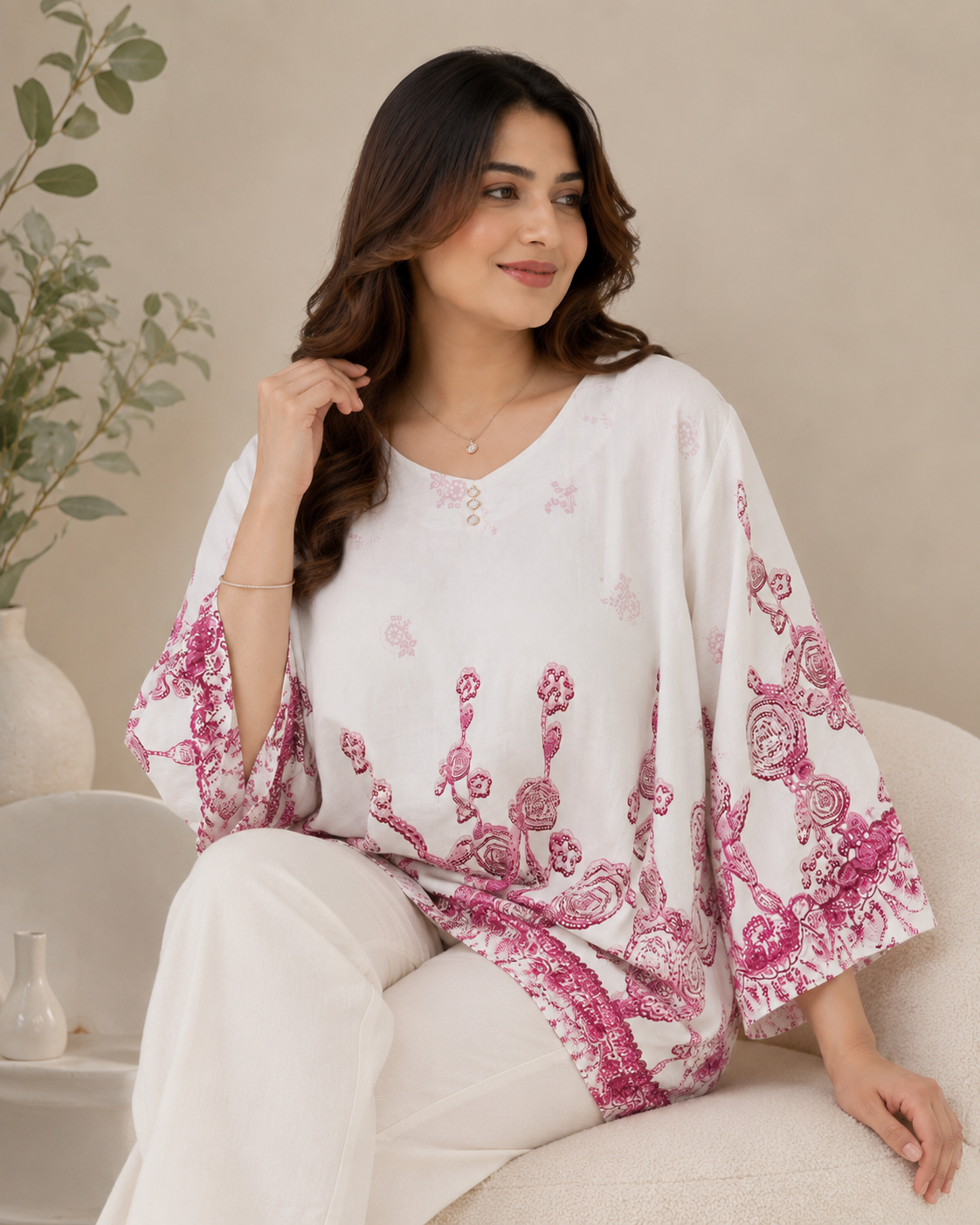 Blush Bloom Plus Size Top