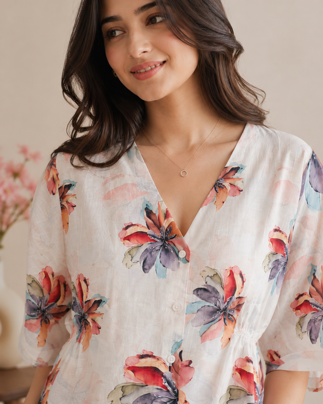 Blossom Whisper Floral Top