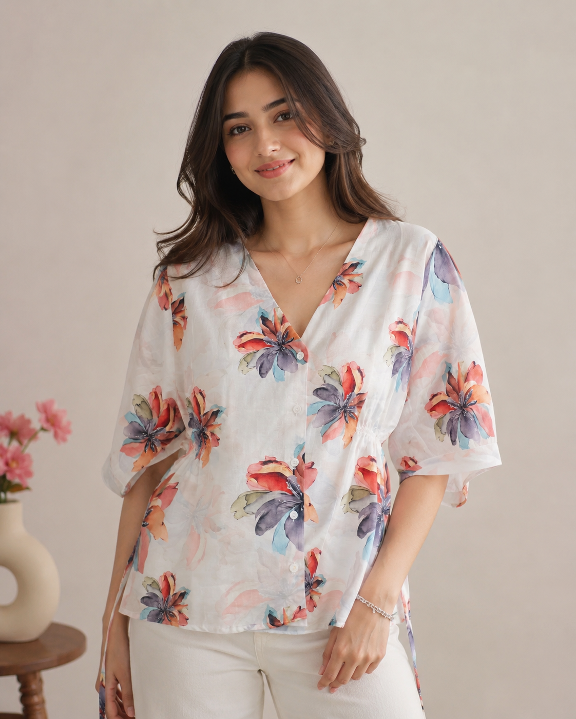 Blossom Whisper Floral Top