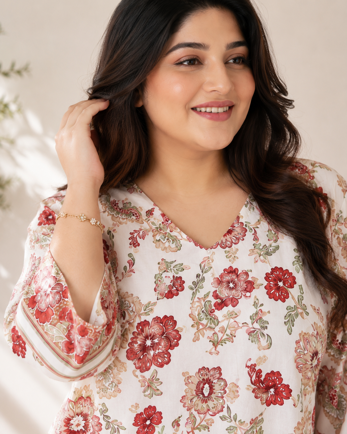 Floral Plus Size Top