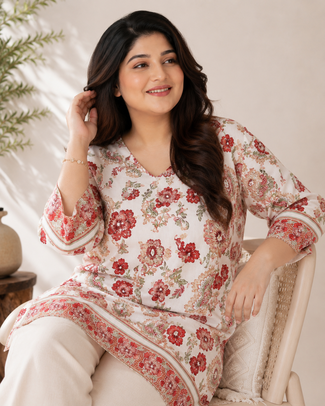 Floral Plus Size Top