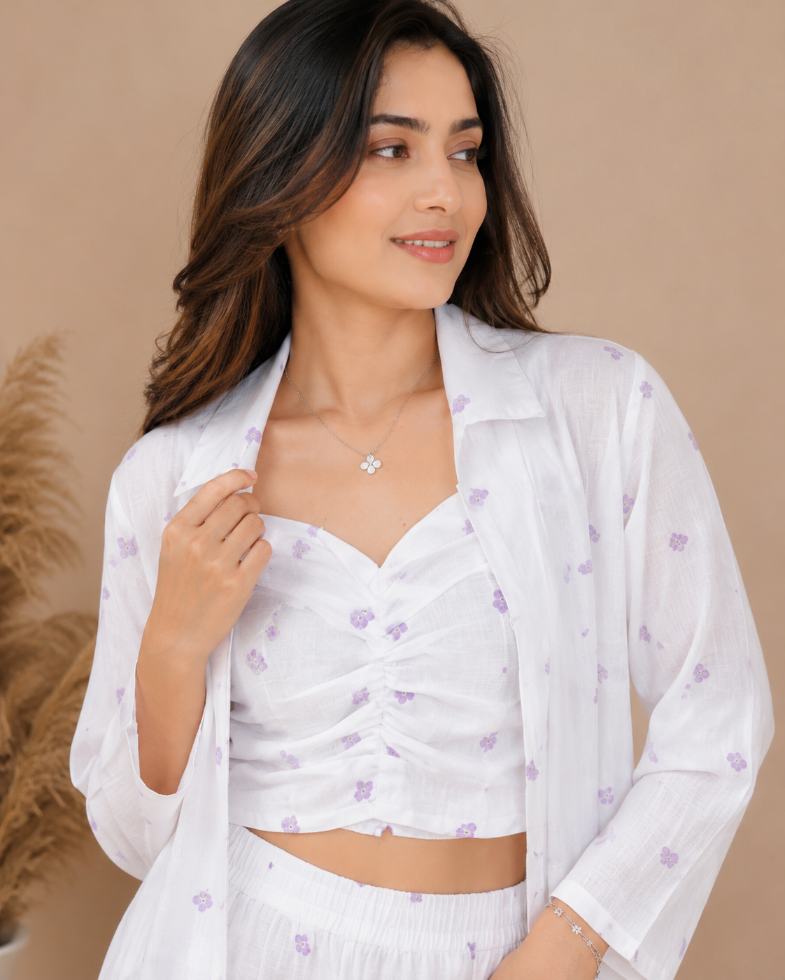 Lilac Bloom 3-Piece Co-ord Set