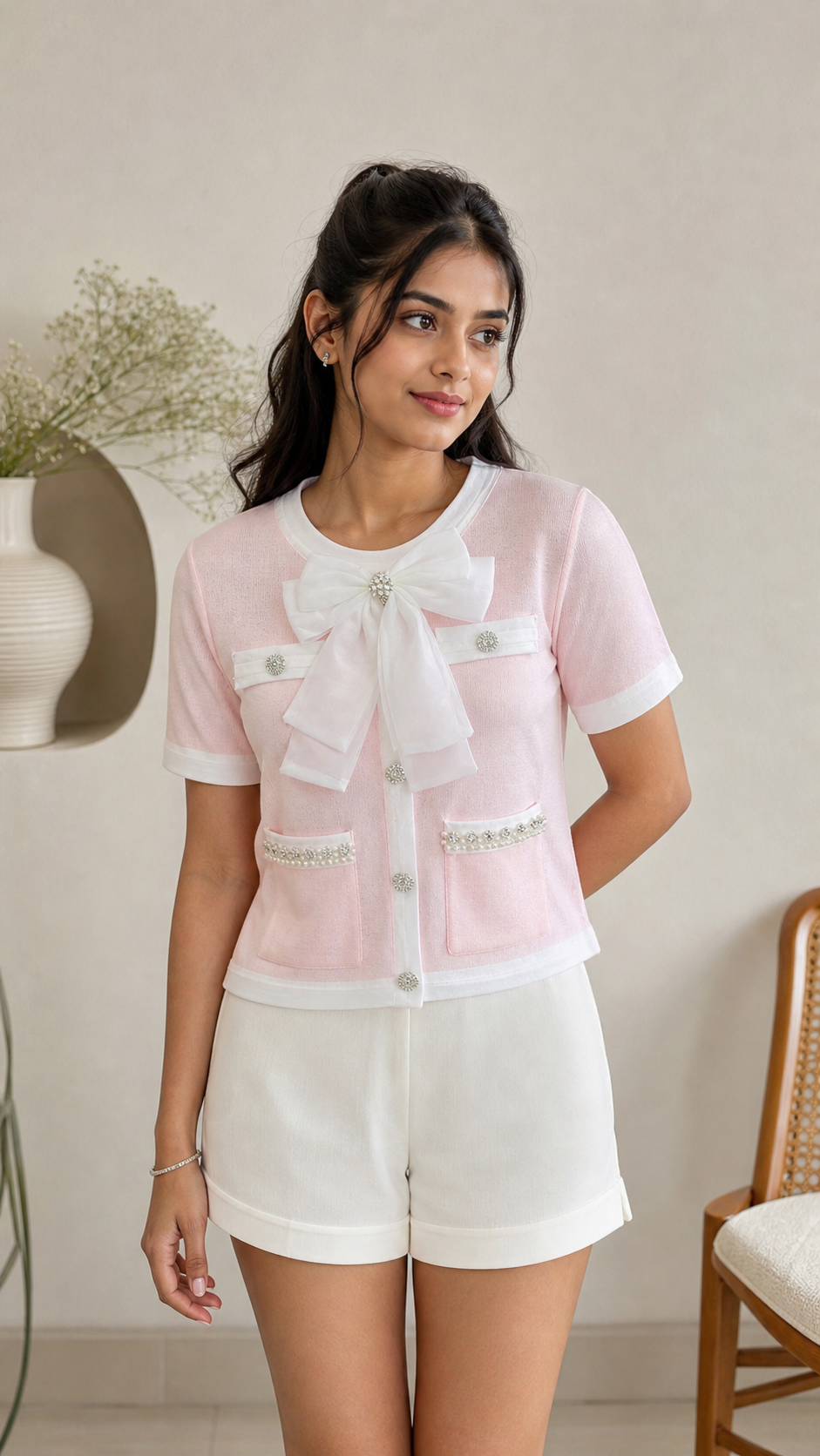 CUTE FUSHIA TOP