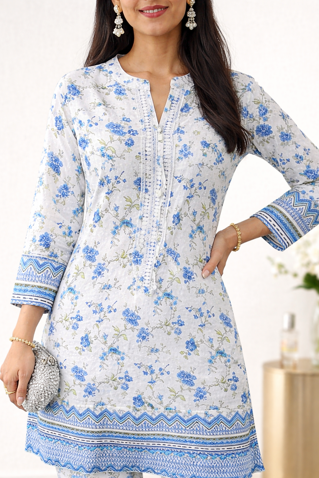 BEAUTIFUL FLORAL BLOSSOM CORD SET