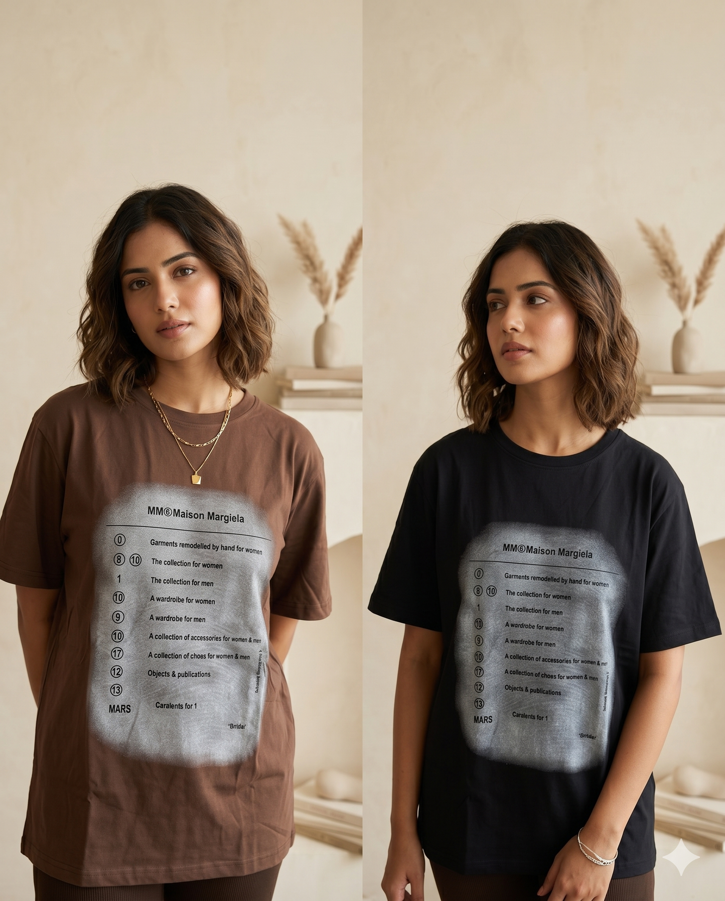 MM6 Maison Margiela Inspired Graphic Oversized Tee