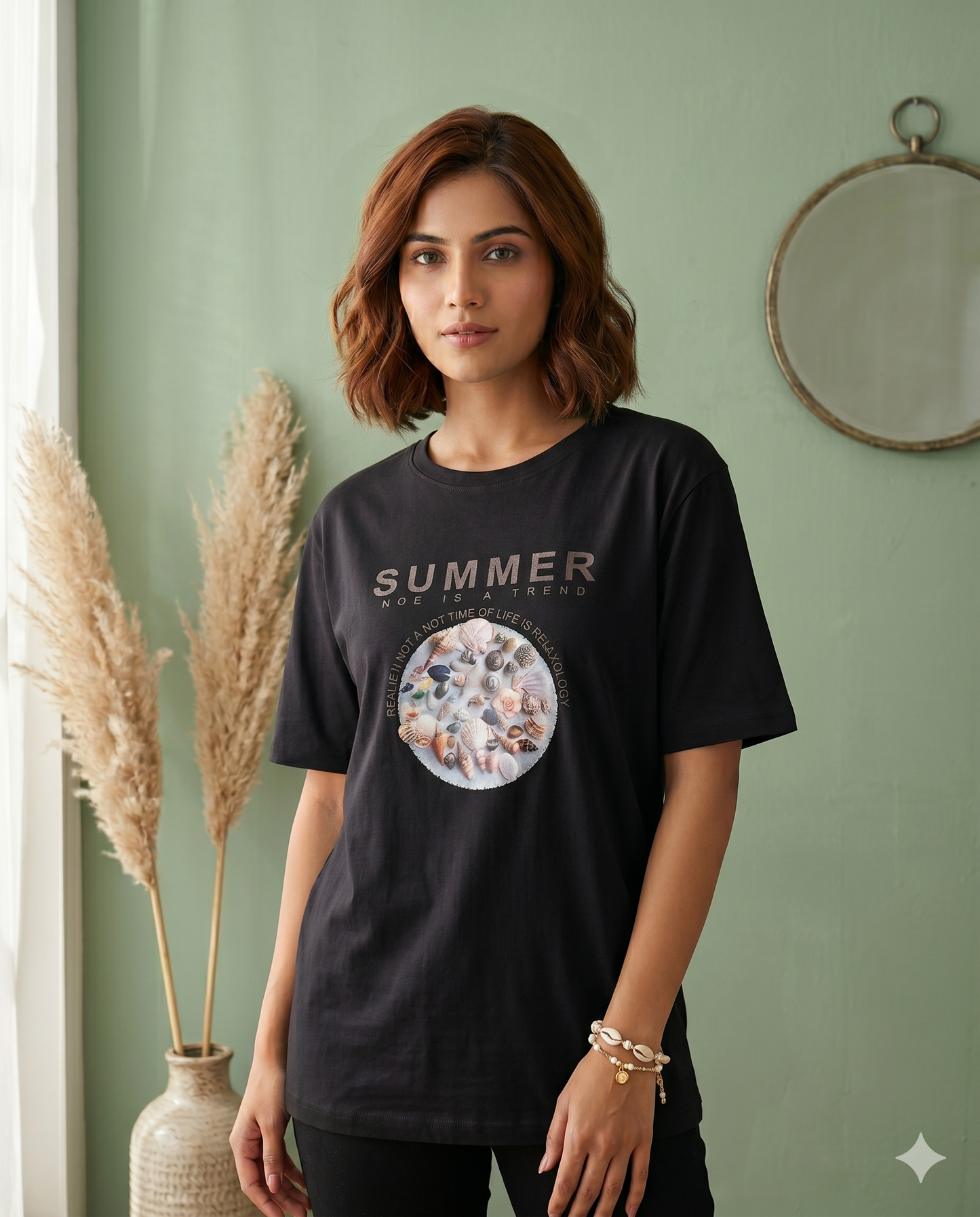 Sunkissed Shells Oversized Tee