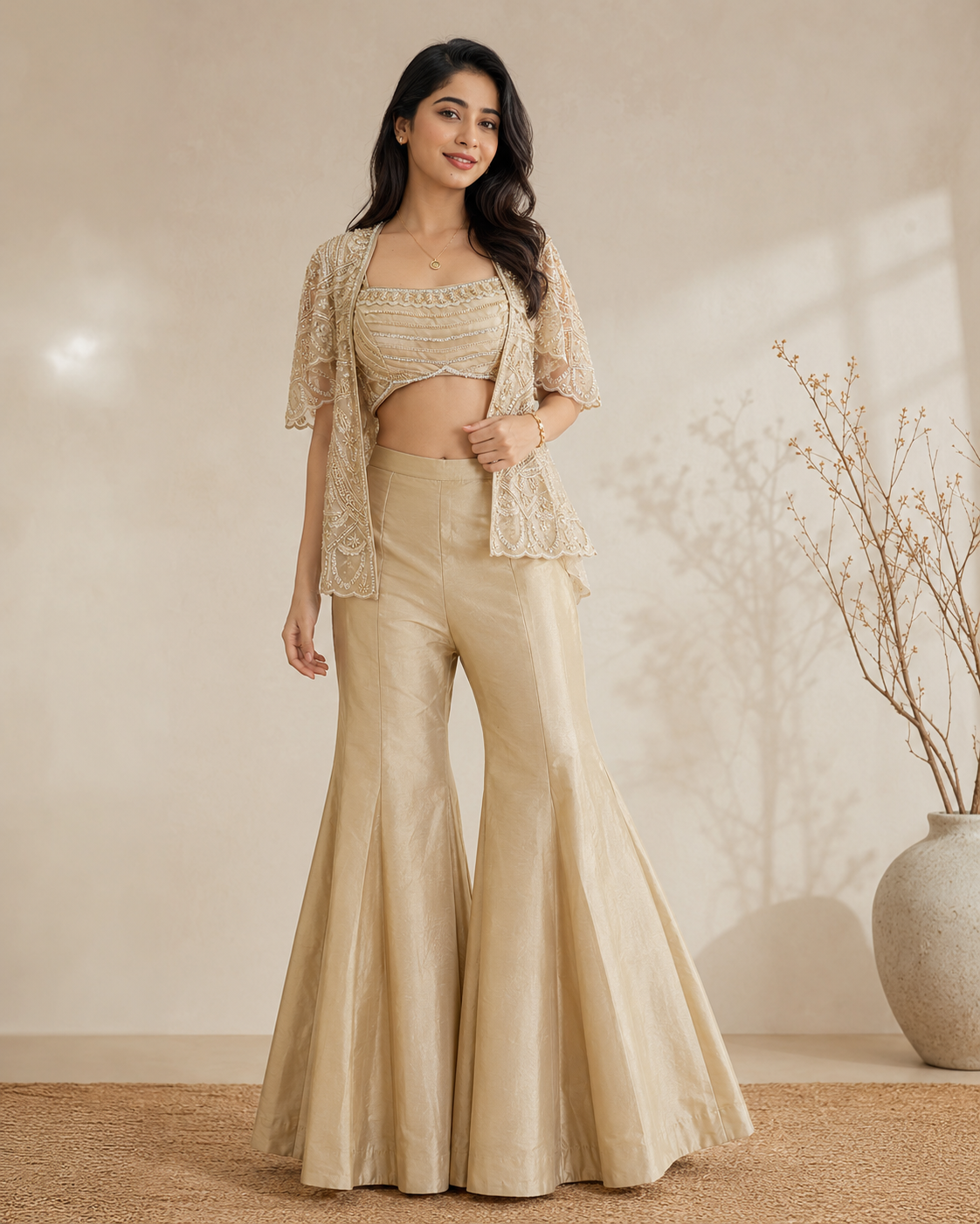 Handworked Indo-Western Co-Ord Set