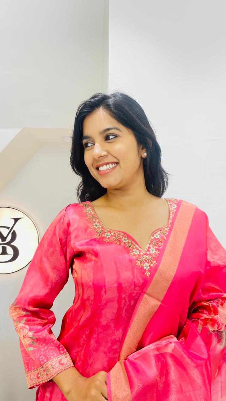 Rose Gulnaar Grace Kurti Set