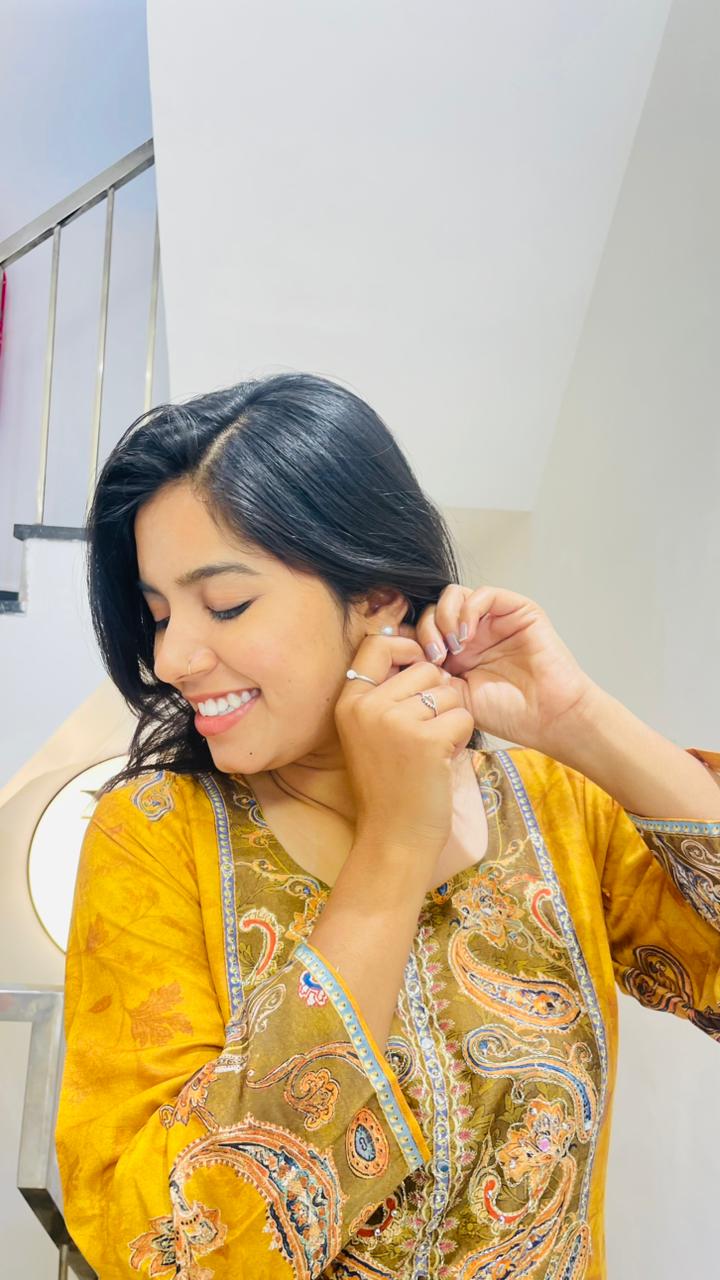 Premium Mustard Kalamkari Handwork
