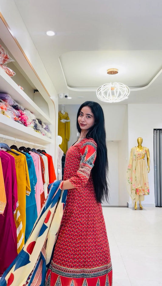 PERFECT RAJASTHANI VIBES KURTI SET