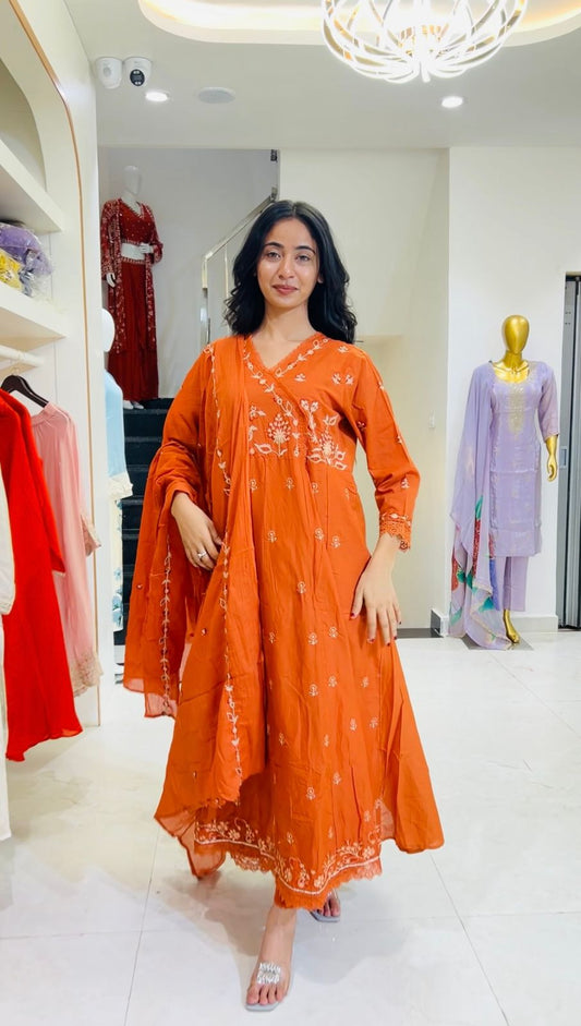 Premium Mul-Cotton Kurti Set
