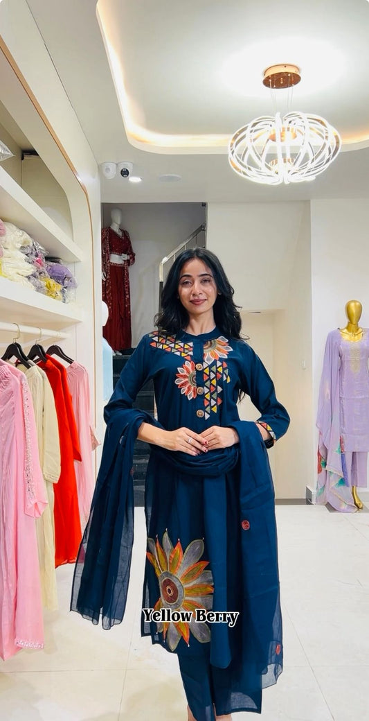 Must Have Embroided Kurti Set