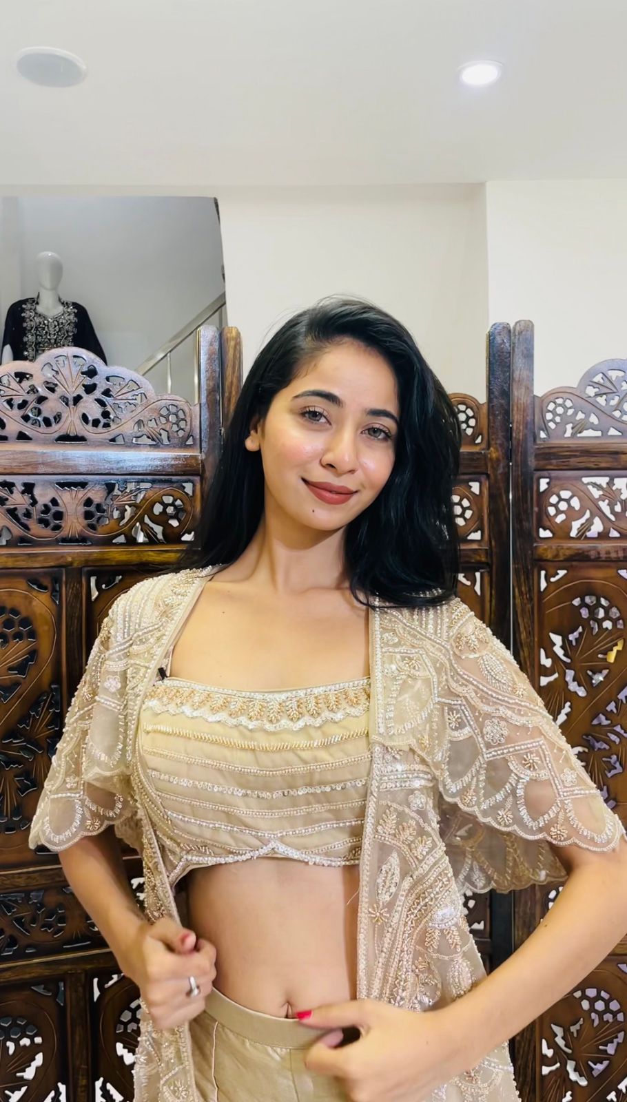 Handworked Indo-Western Co-Ord Set