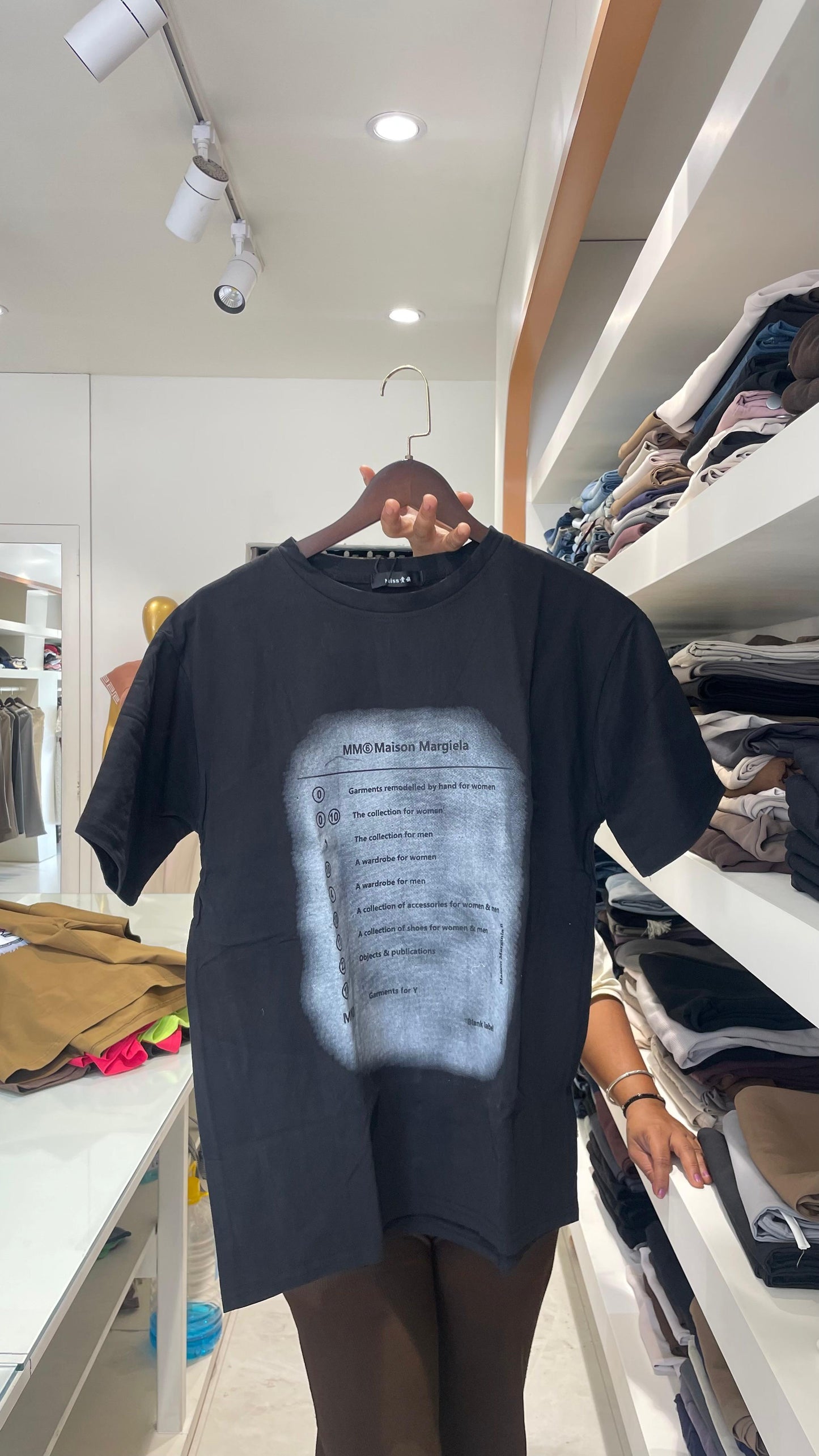 MM6 Maison Margiela Inspired Graphic Oversized Tee